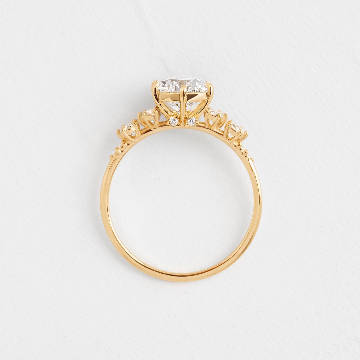 Solitaire-Oval Lab Grown Diamond Engagement Ring
