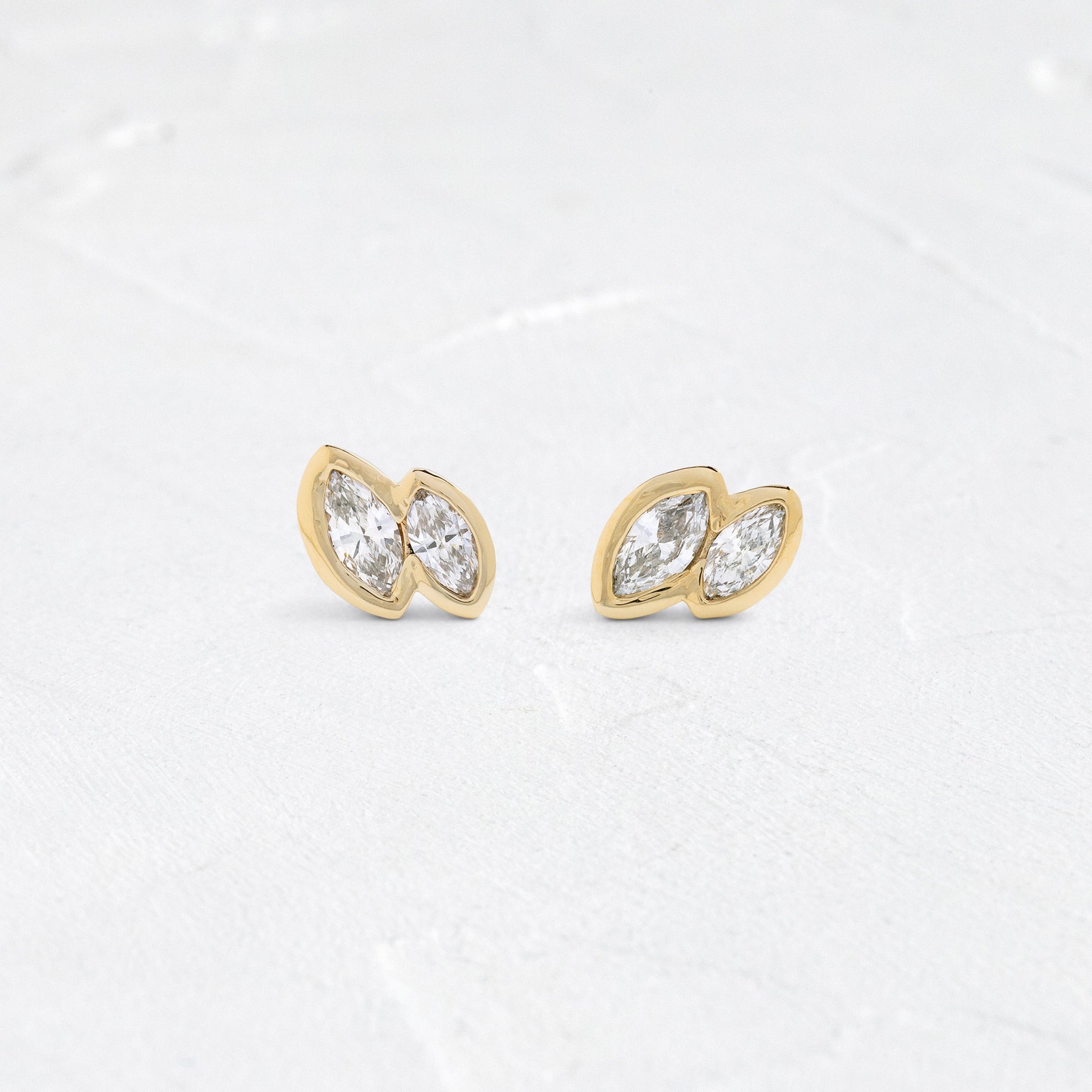 Solitaire- 1.0CT Oval Lab Grown Diamond Earrings