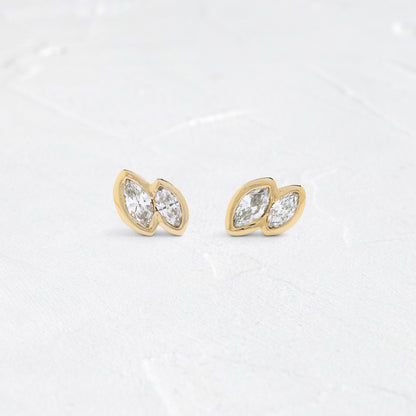 Solitaire- 1.0CT Oval Lab Grown Diamond Earrings