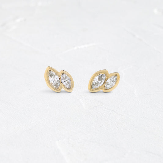 Solitaire- 1.0CT Oval Lab Grown Diamond Earrings