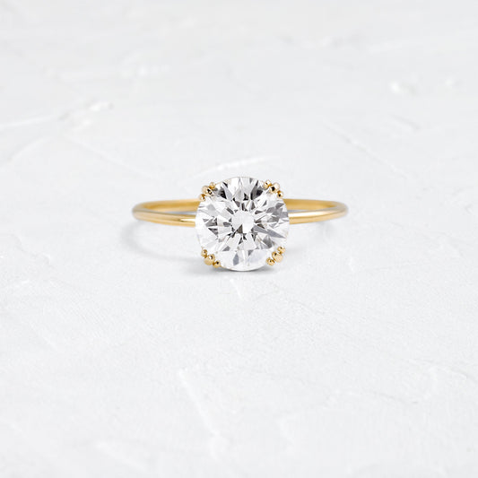 Solitaire-Oval Lab Grown Diamond Engagement Ring