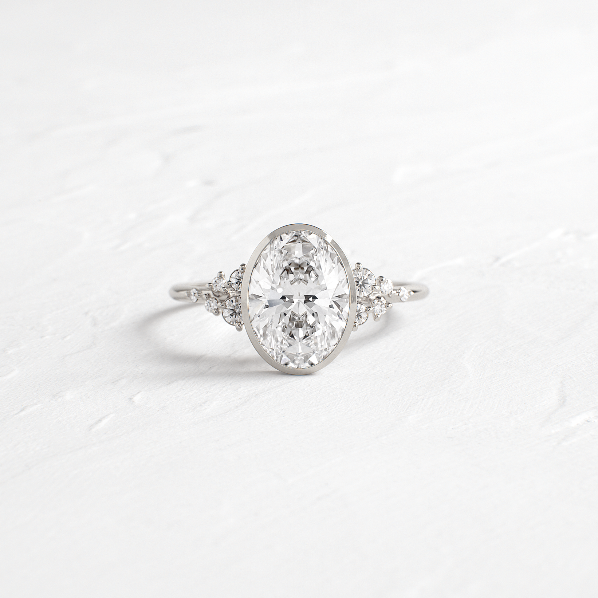 Solitaire-Oval Lab Grown Diamond Engagement Ring