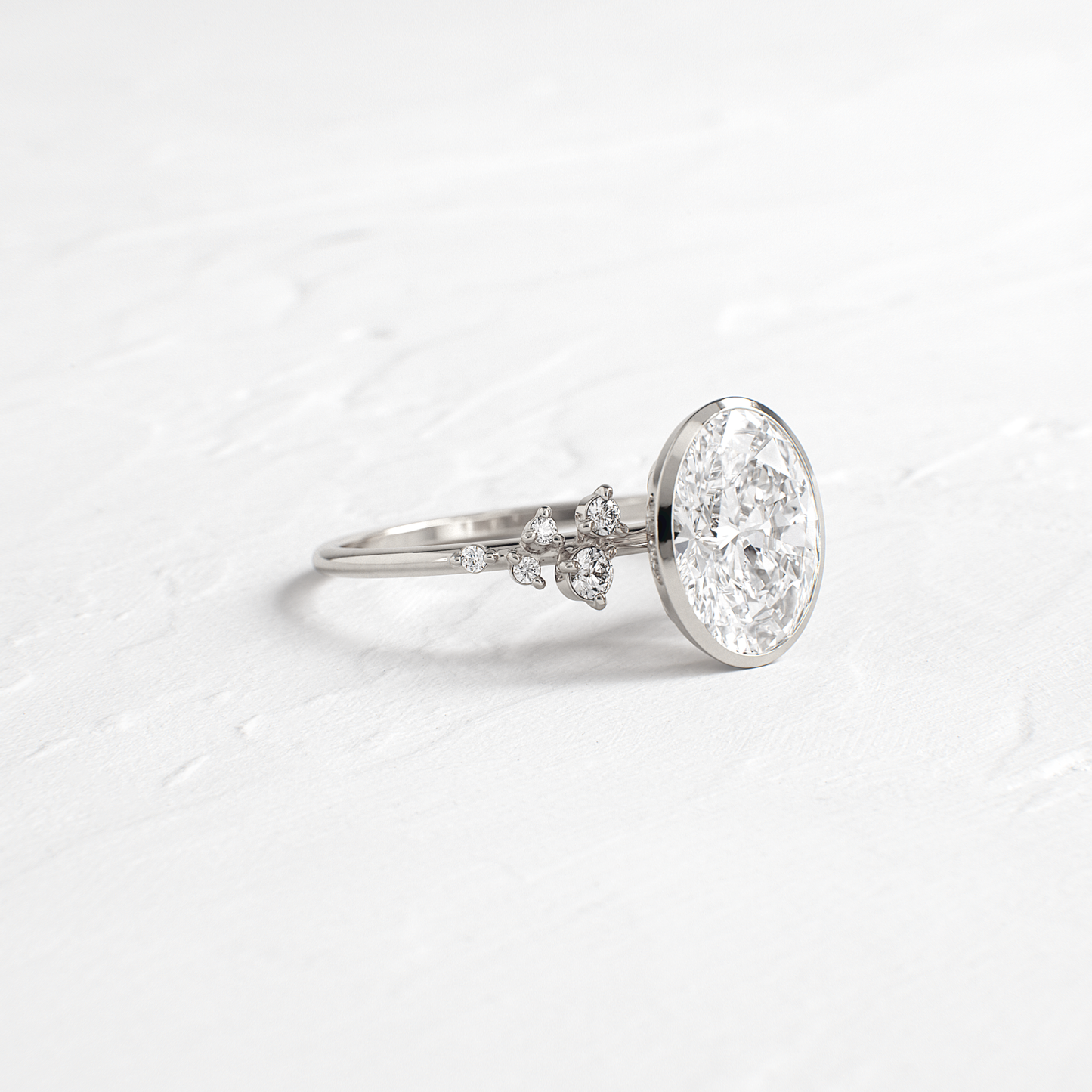 Solitaire-Oval Lab Grown Diamond Engagement Ring