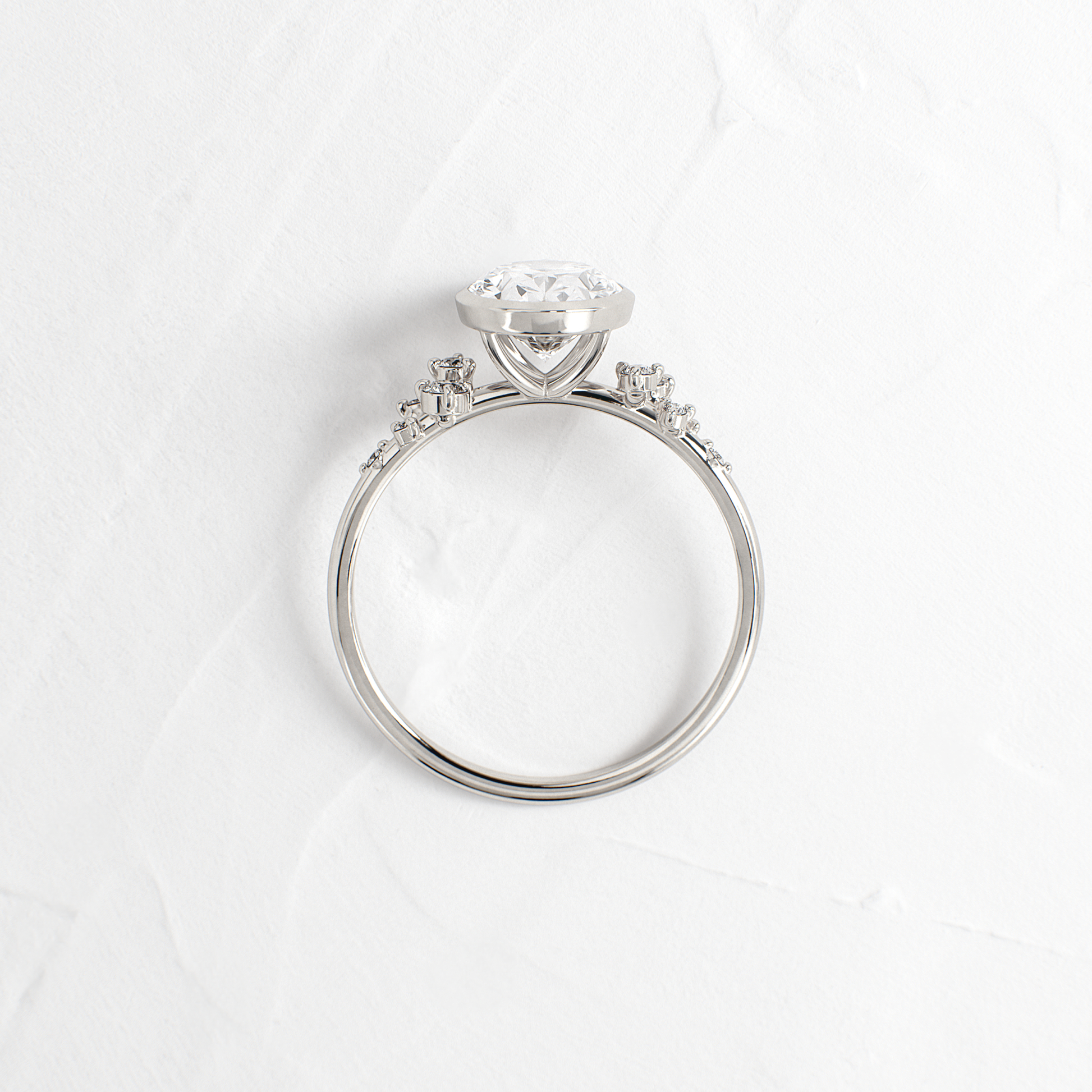 Solitaire-Oval Lab Grown Diamond Engagement Ring