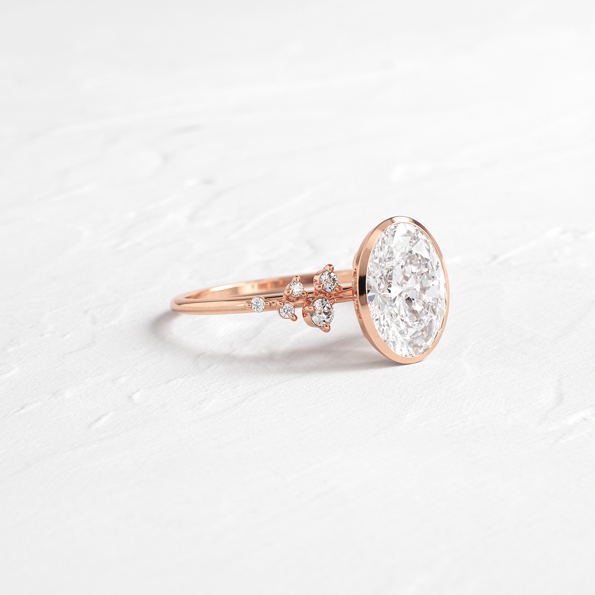Solitaire-Oval Lab Grown Diamond Engagement Ring