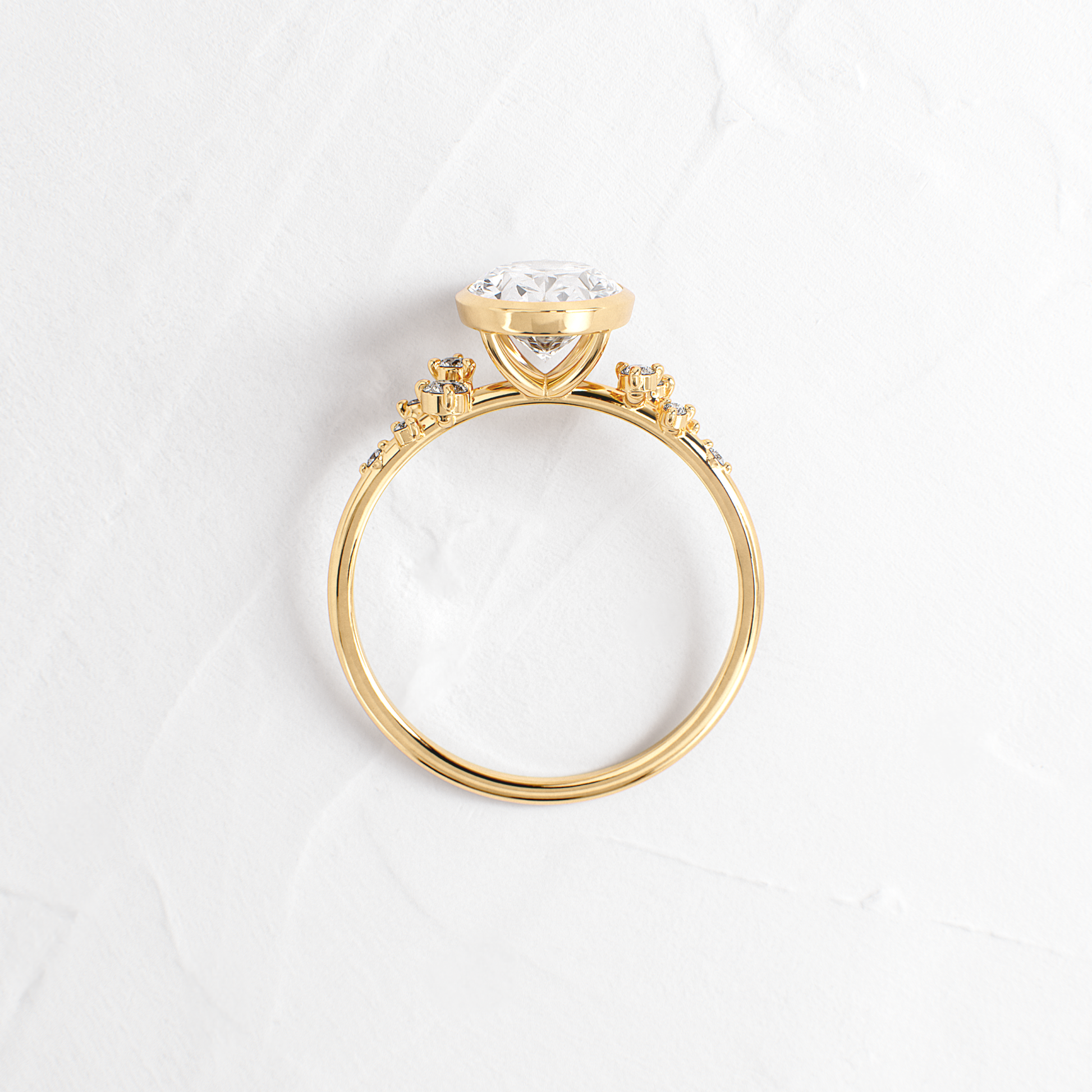 Solitaire-Oval Lab Grown Diamond Engagement Ring