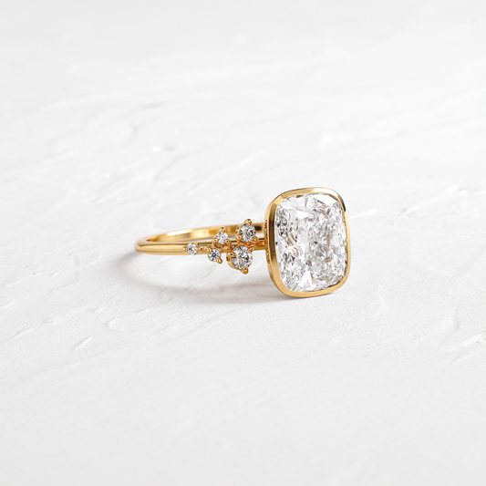 Solitaire-Oval Lab Grown Diamond Engagement Ring