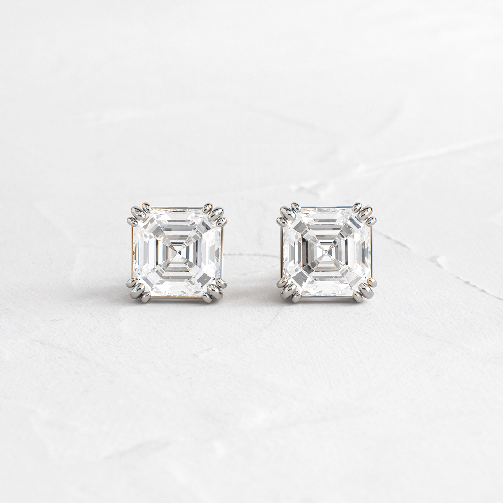 Solitaire- 1.0CT Oval Lab Grown Diamond Earrings