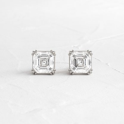Solitaire- 1.0CT Oval Lab Grown Diamond Earrings