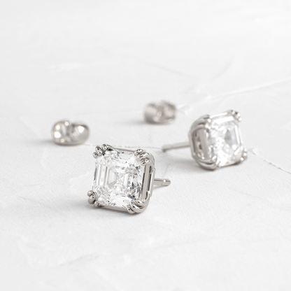 Solitaire- 1.0CT Oval Lab Grown Diamond Earrings