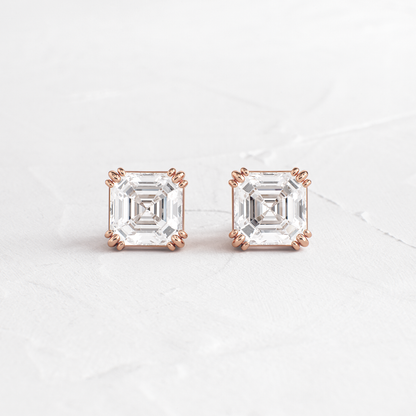Solitaire- 1.0CT Oval Lab Grown Diamond Earrings