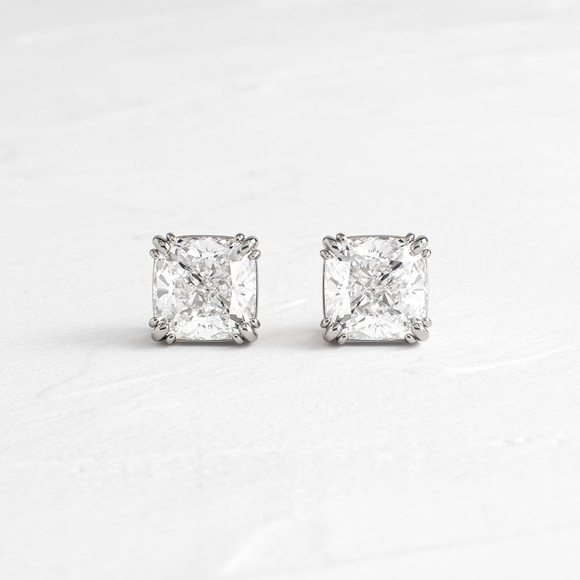 Solitaire- 1.0CT Oval Lab Grown Diamond Earrings