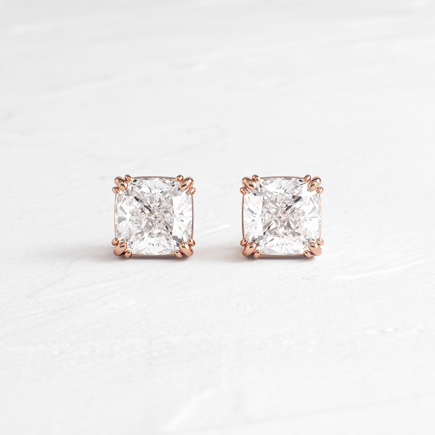 Solitaire- 1.0CT Oval Lab Grown Diamond Earrings