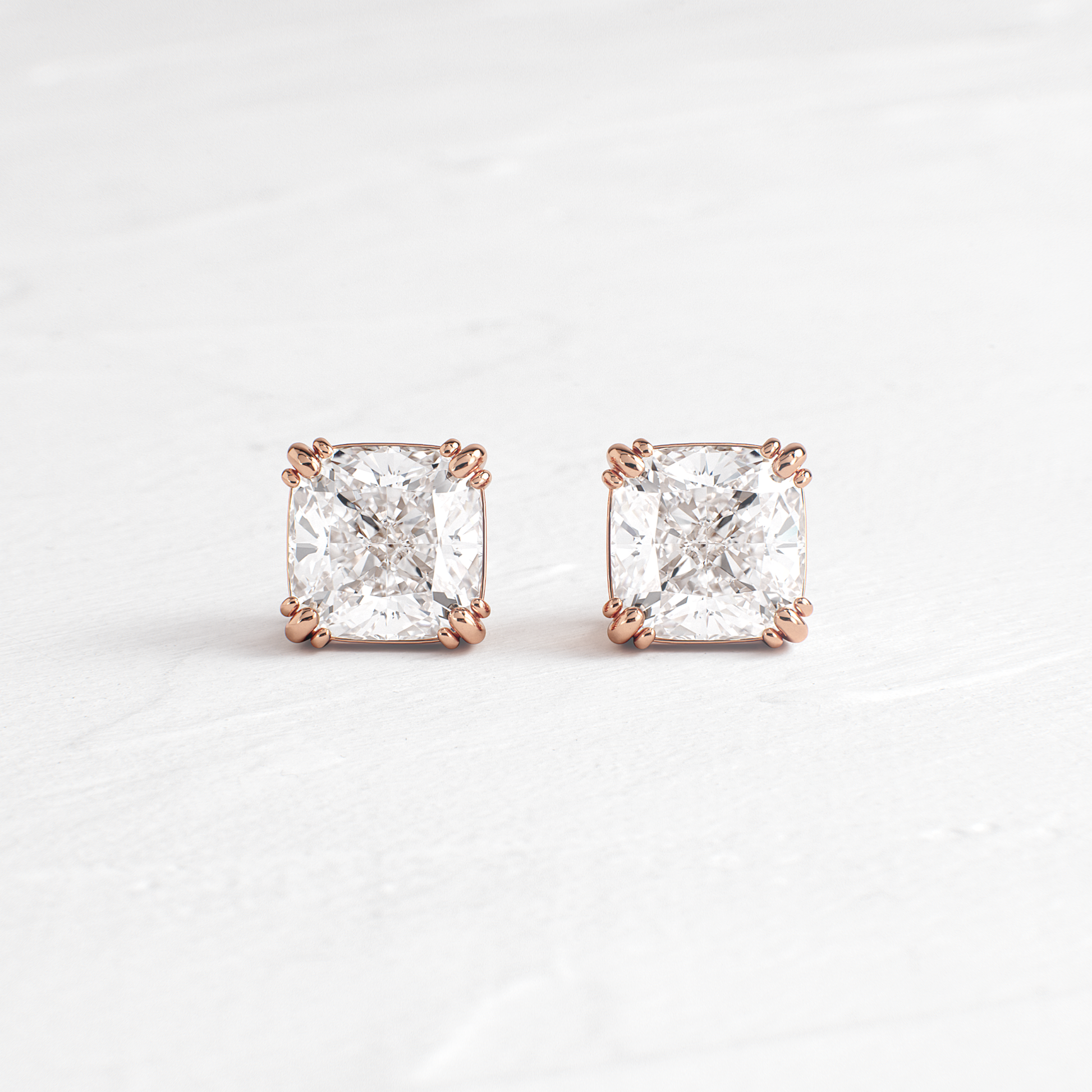 Solitaire- 1.0CT Oval Lab Grown Diamond Earrings