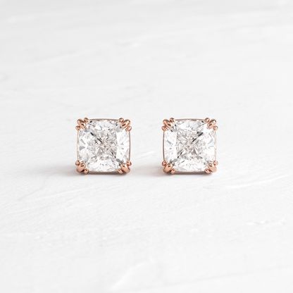 Solitaire- 1.0CT Oval Lab Grown Diamond Earrings