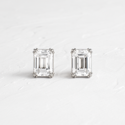 Solitaire- 1.0CT Oval Lab Grown Diamond Earrings