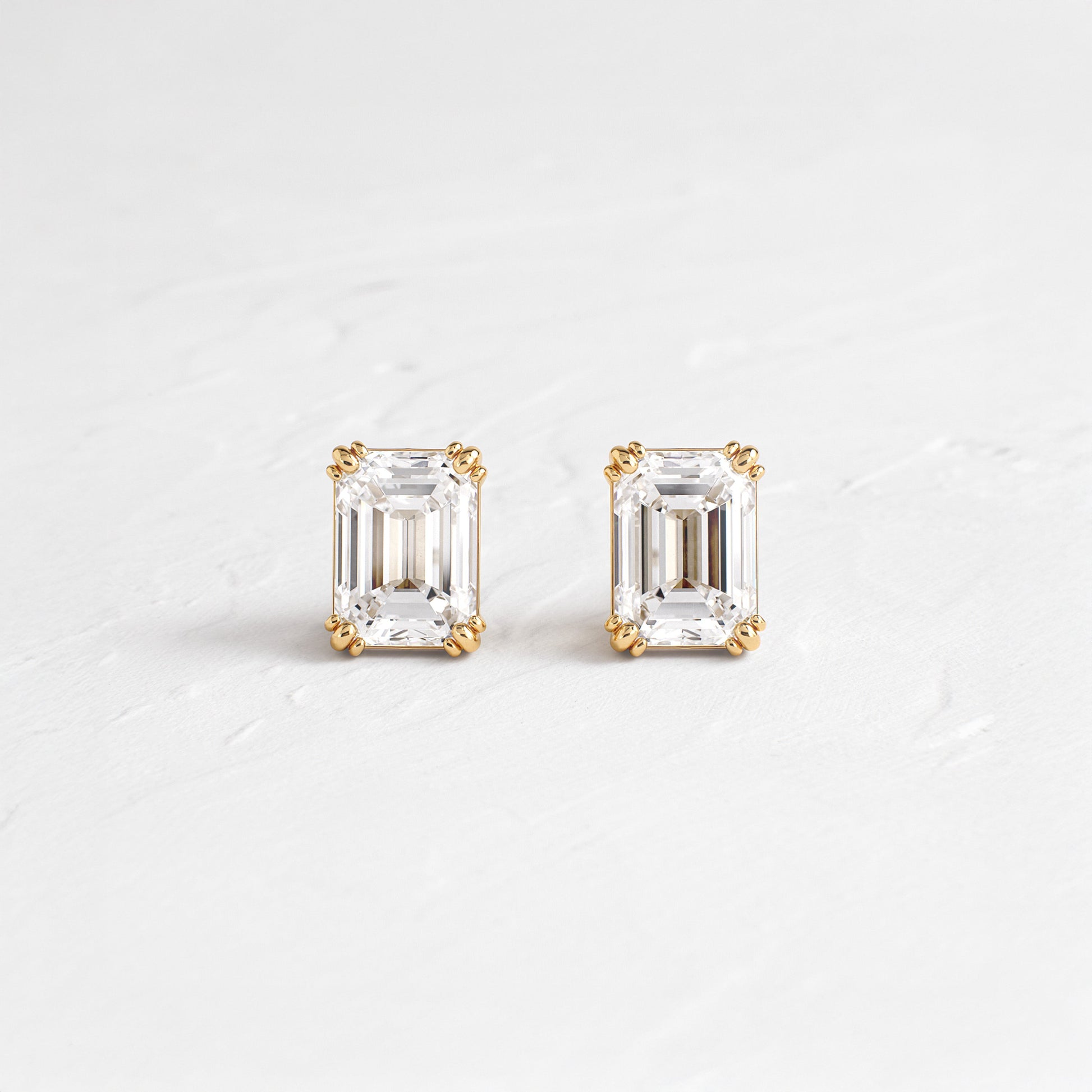 Solitaire- 1.0CT Oval Lab Grown Diamond Earrings
