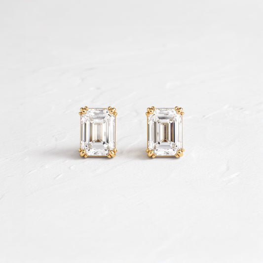 Solitaire- 1.0CT Oval Lab Grown Diamond Earrings