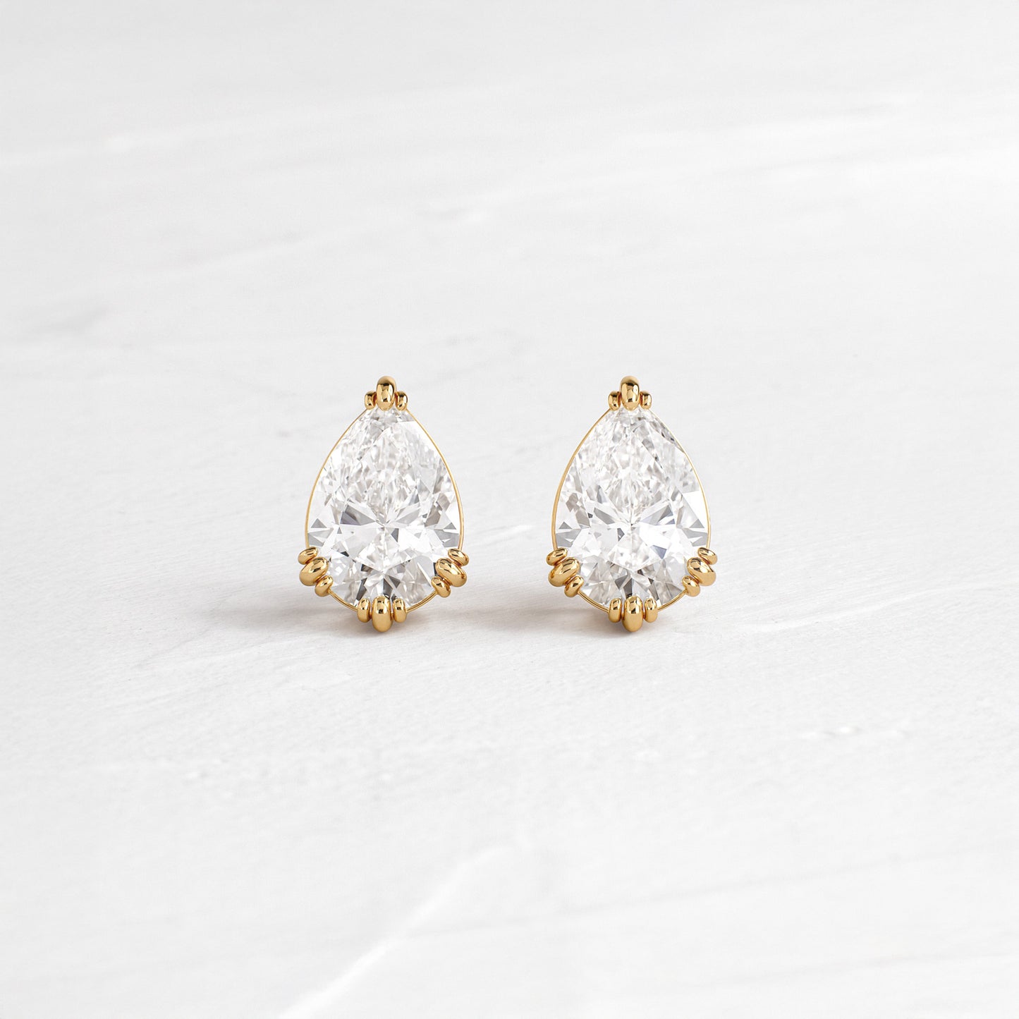 Solitaire- 1.0CT Oval Lab Grown Diamond Earrings