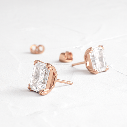 Solitaire- 1.0CT Oval Lab Grown Diamond Earrings
