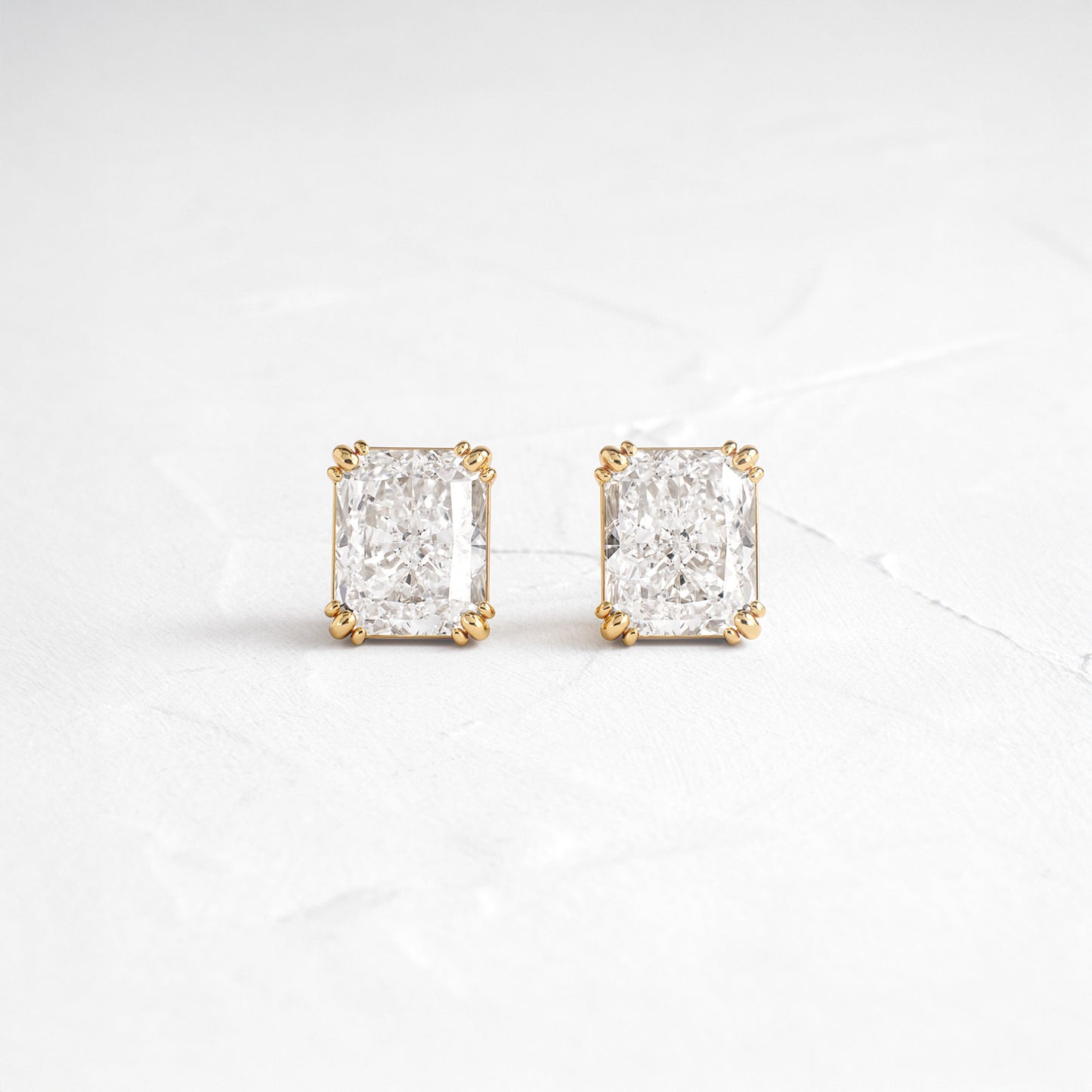Solitaire- 1.0CT Oval Lab Grown Diamond Earrings