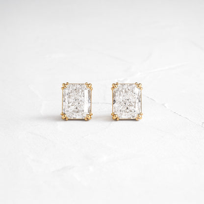 Solitaire- 1.0CT Oval Lab Grown Diamond Earrings