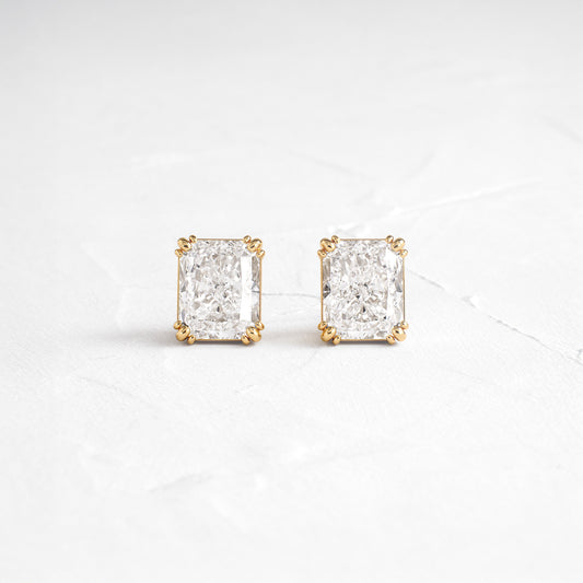 Solitaire- 1.0CT Oval Lab Grown Diamond Earrings