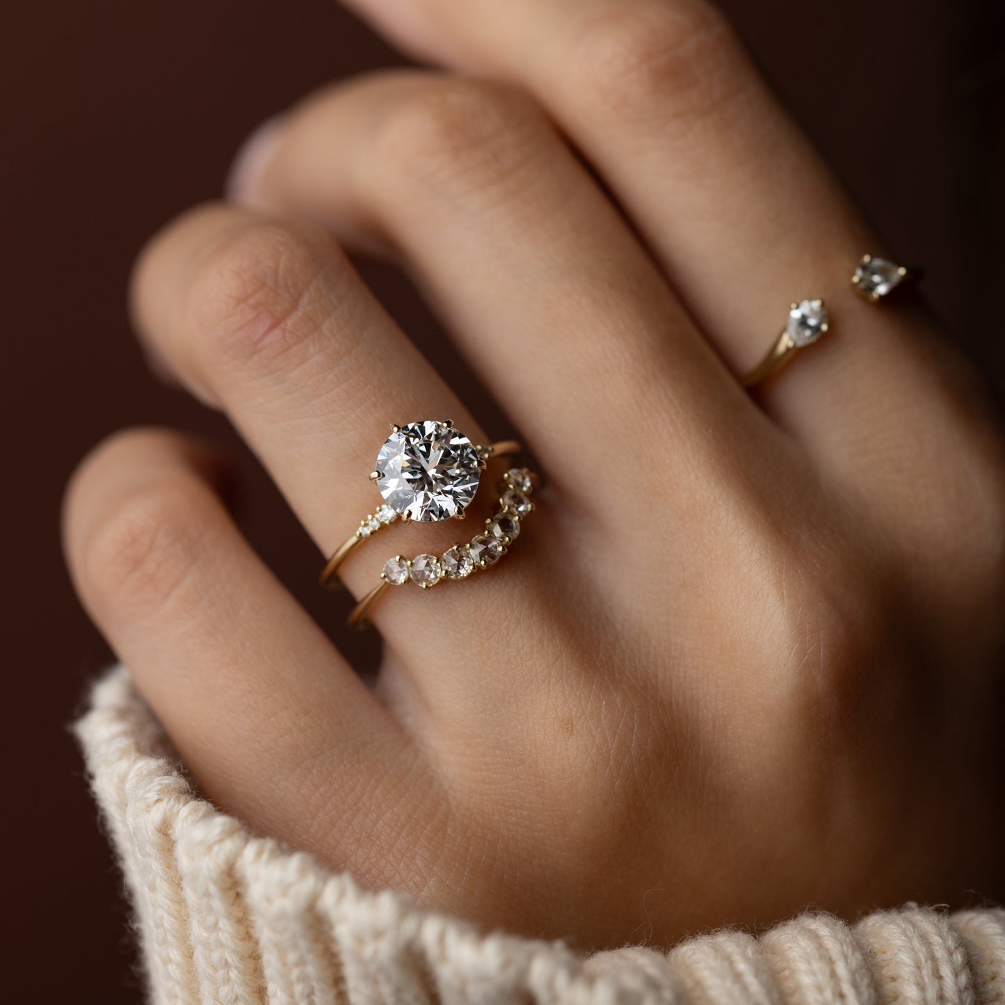 Solitaire-Oval Lab Grown Diamond Engagement Ring