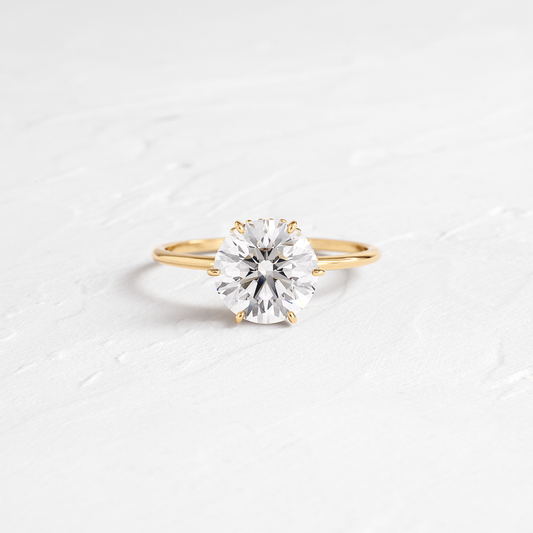 Solitaire-Oval Lab Grown Diamond Engagement Ring