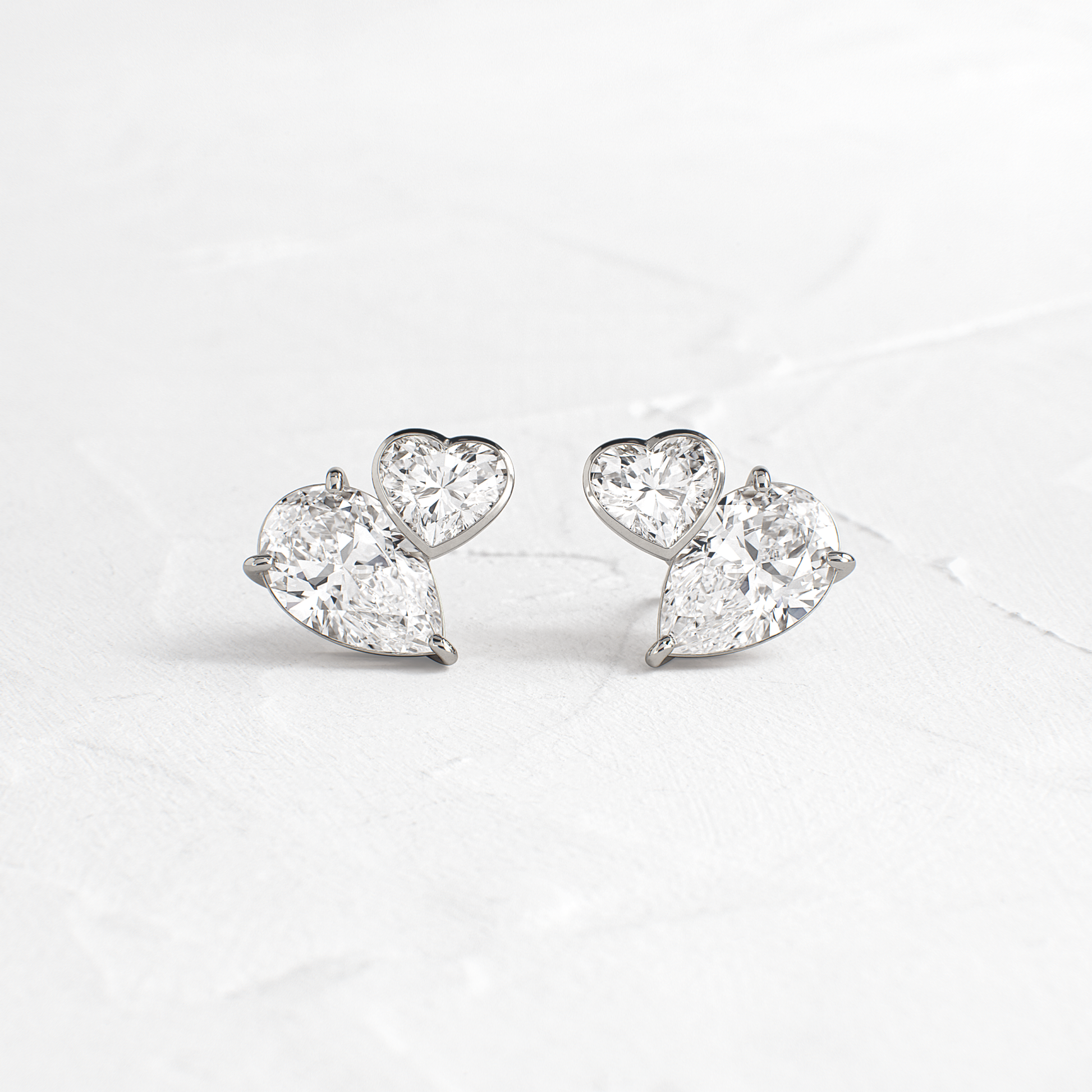 Solitaire- 1.0CT Oval Lab Grown Diamond Earrings