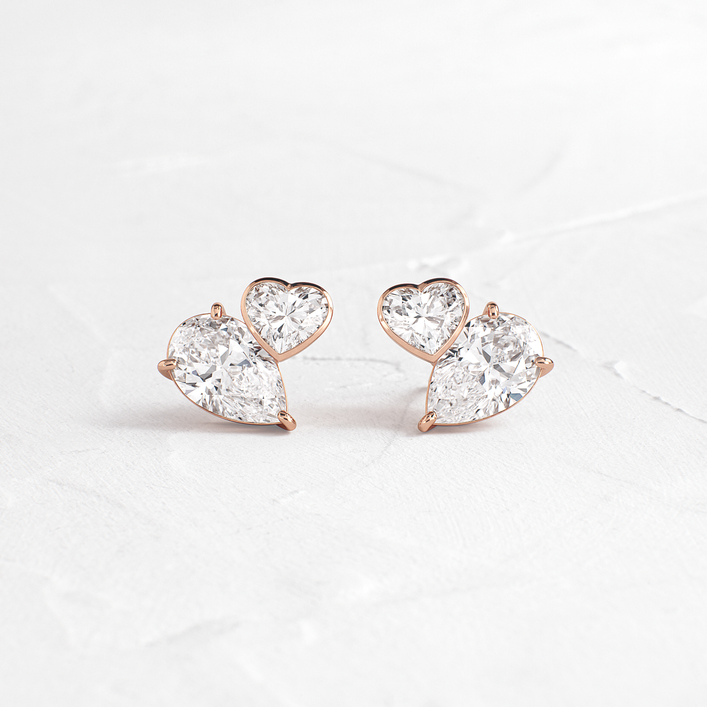 Solitaire- 1.0CT Oval Lab Grown Diamond Earrings