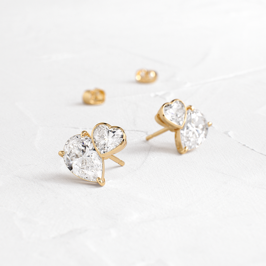 Solitaire- 1.0CT Oval Lab Grown Diamond Earrings