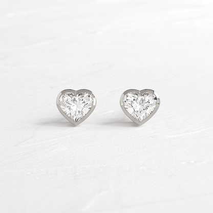 Solitaire- 1.0CT Oval Lab Grown Diamond Earrings