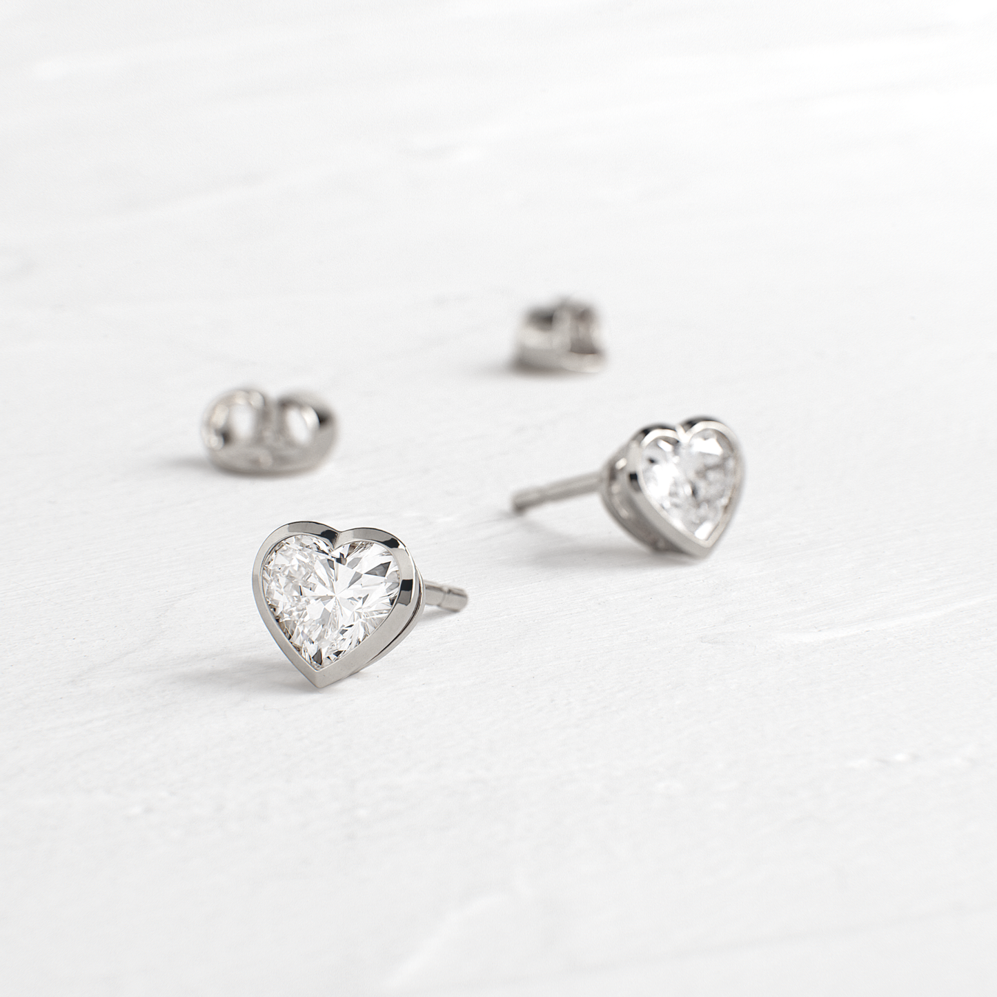 Solitaire- 1.0CT Oval Lab Grown Diamond Earrings