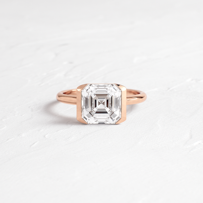 Solitaire-Oval Lab Grown Diamond Engagement Ring