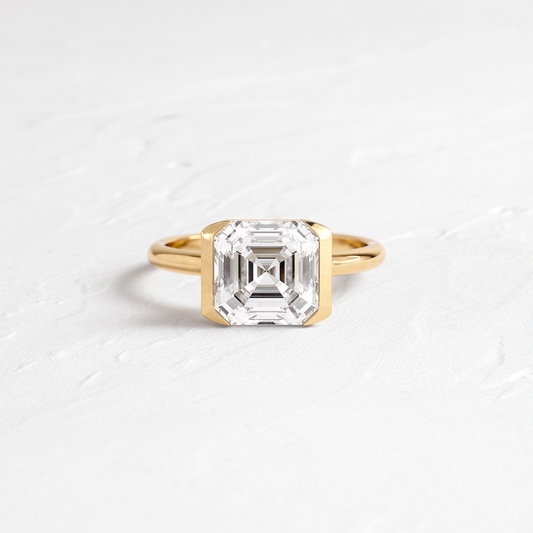 Solitaire-Oval Lab Grown Diamond Engagement Ring