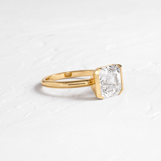 Solitaire-Oval Lab Grown Diamond Engagement Ring