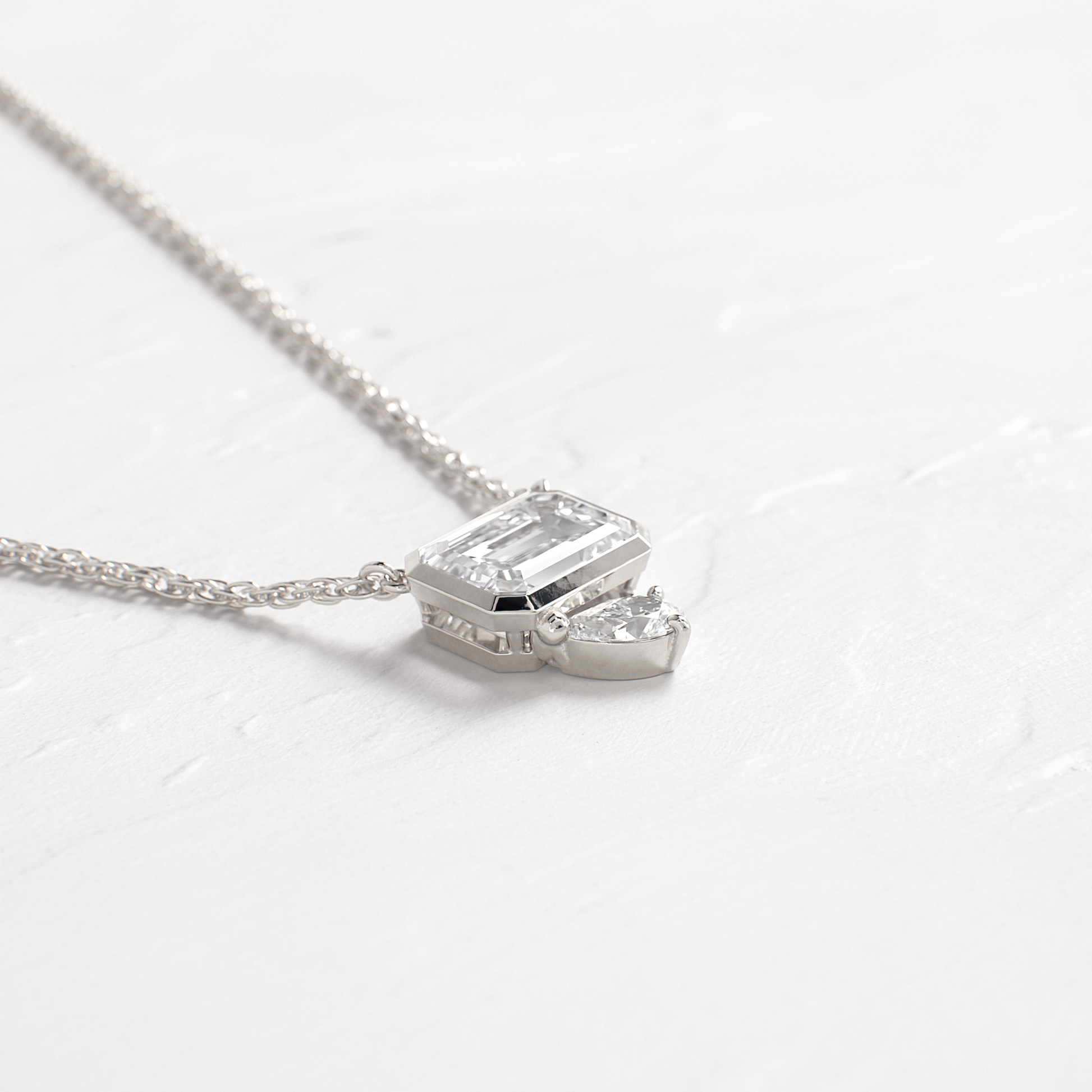 Solitaire- 1.0 CT Oval Lab Grown Diamond Necklace