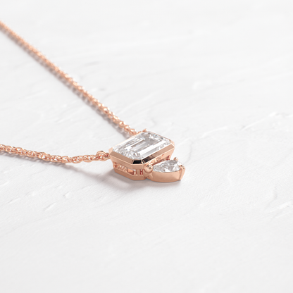 Solitaire- 1.0 CT Oval Lab Grown Diamond Necklace