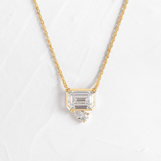 Solitaire- 1.0 CT Oval Lab Grown Diamond Necklace