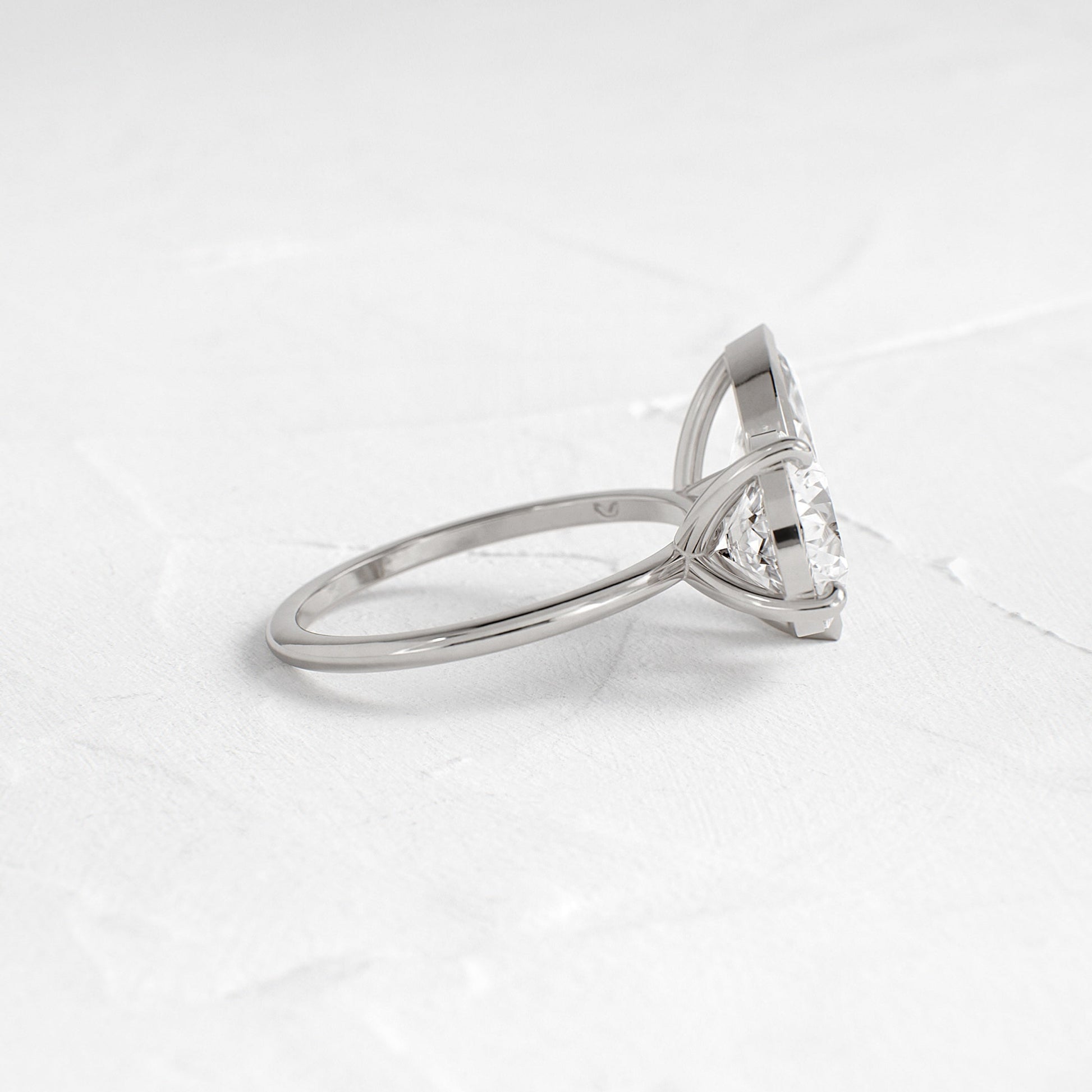 Toi Et Moi-Marquise & Round Lab Grown Diamond Engagement Ring