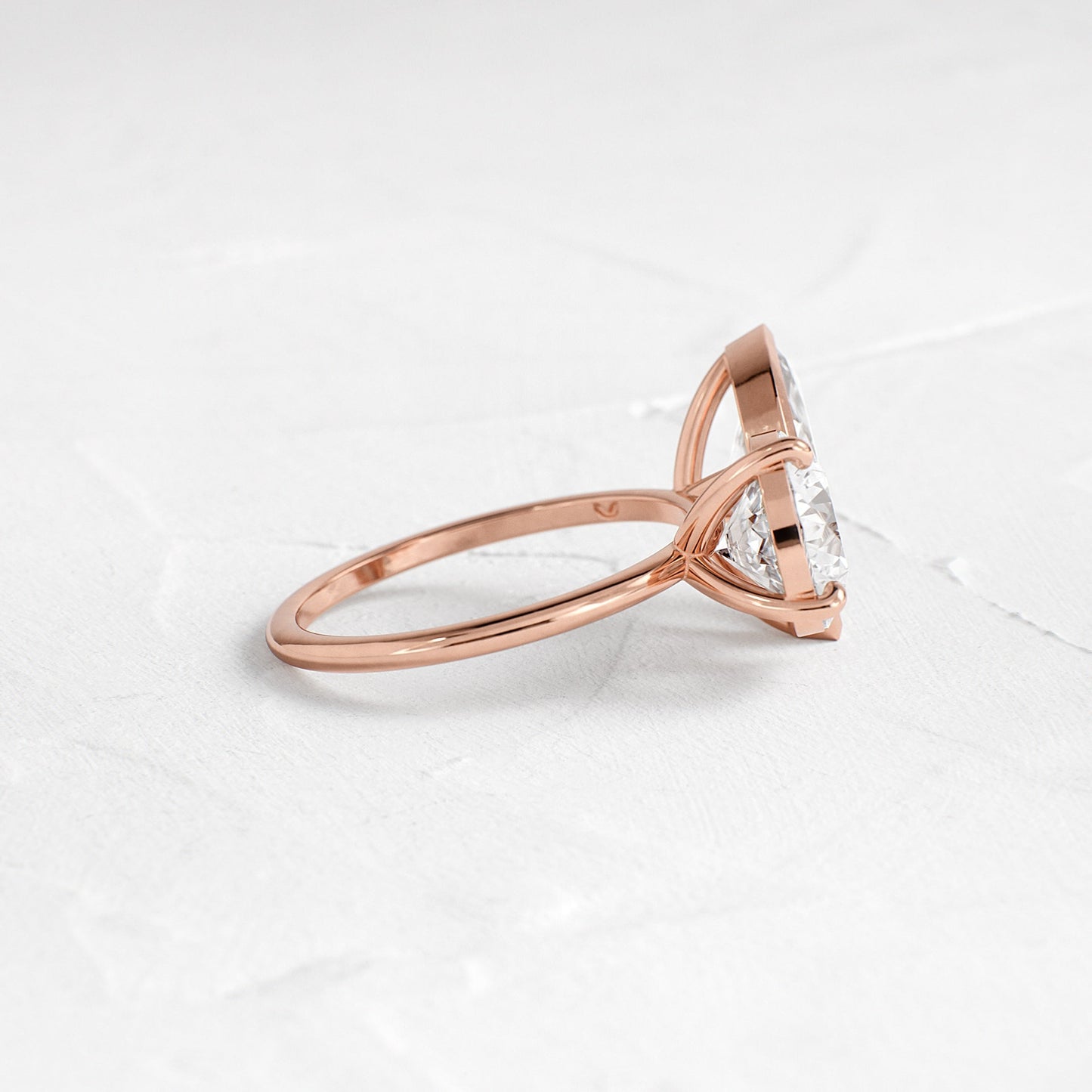 Solitaire-Oval Lab Grown Diamond Engagement Ring