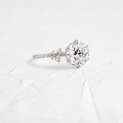 Solitaire-Oval Lab Grown Diamond Engagement Ring