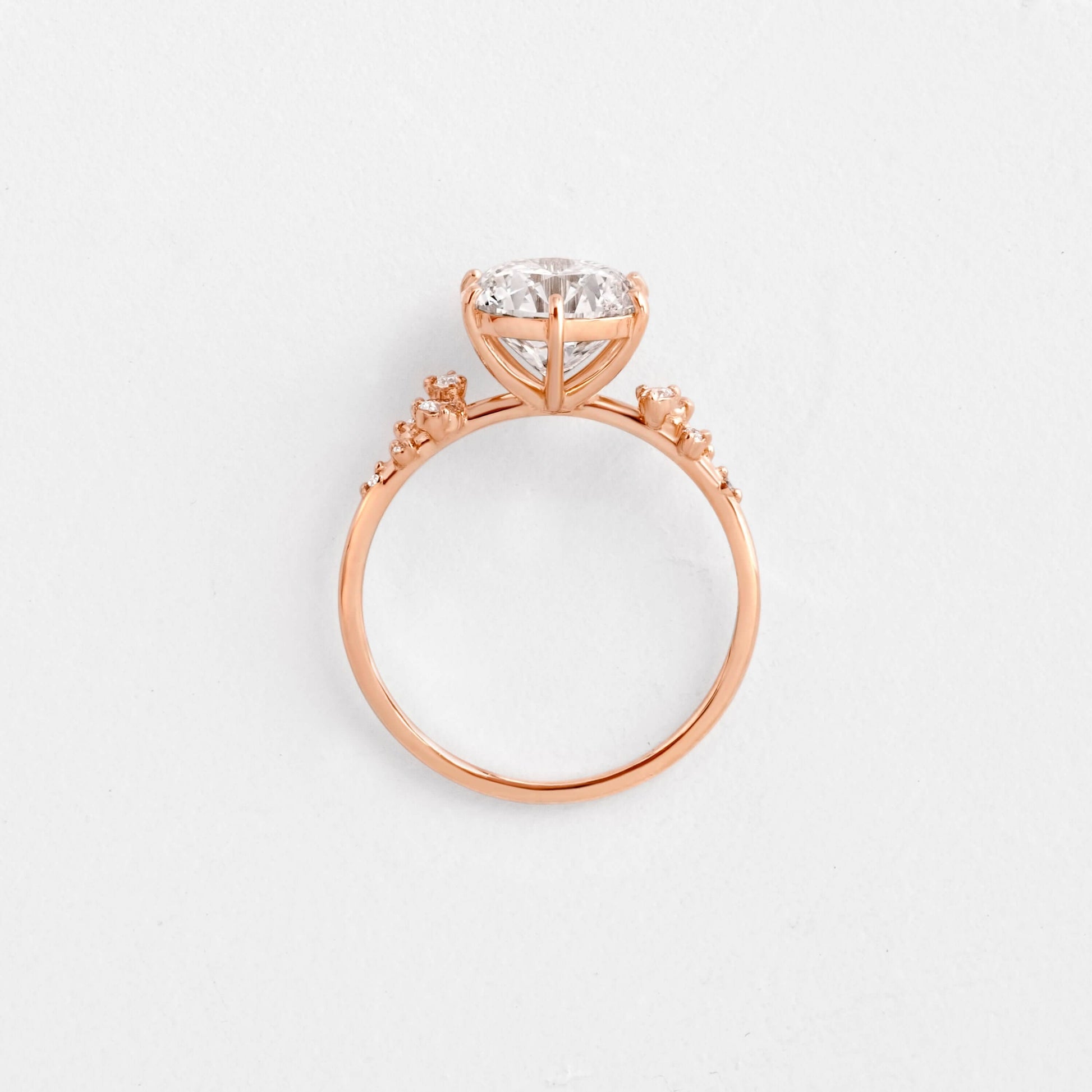 Solitaire-Oval Lab Grown Diamond Engagement Ring
