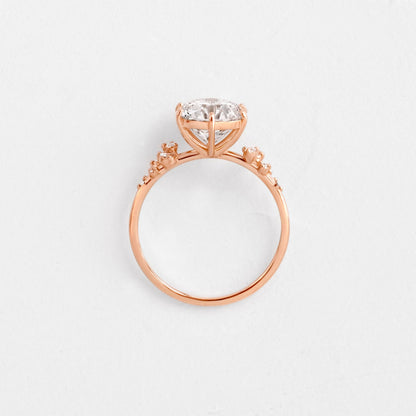 Solitaire-Oval Lab Grown Diamond Engagement Ring