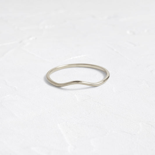 Curved Plain- Wedding Band