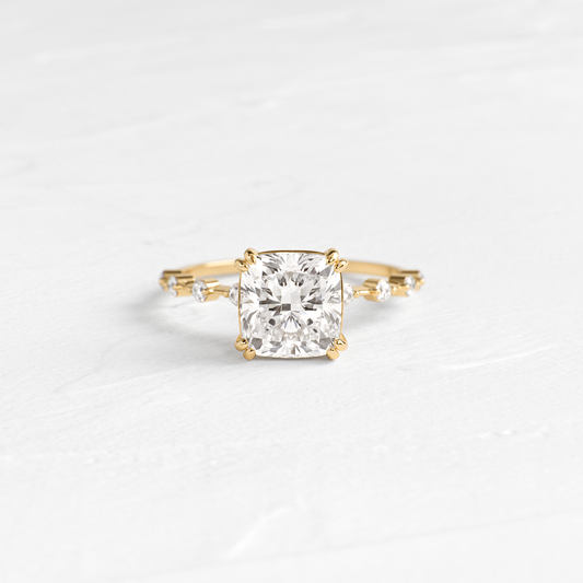 Solitaire-Oval Lab Grown Diamond Engagement Ring