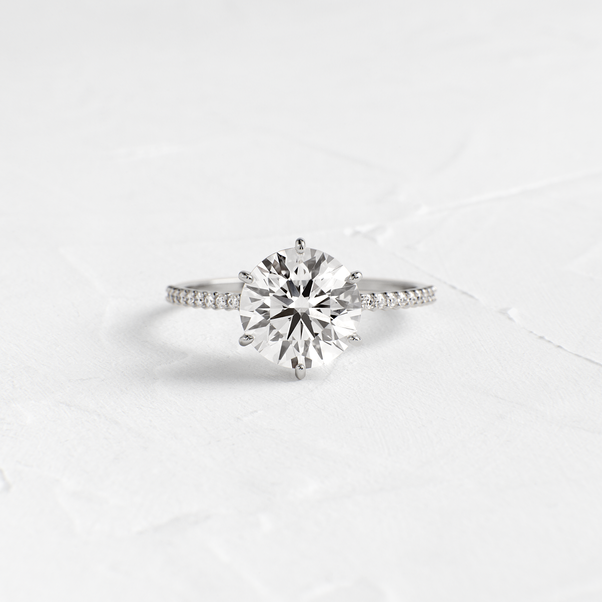 Solitaire-Oval Lab Grown Diamond Engagement Ring