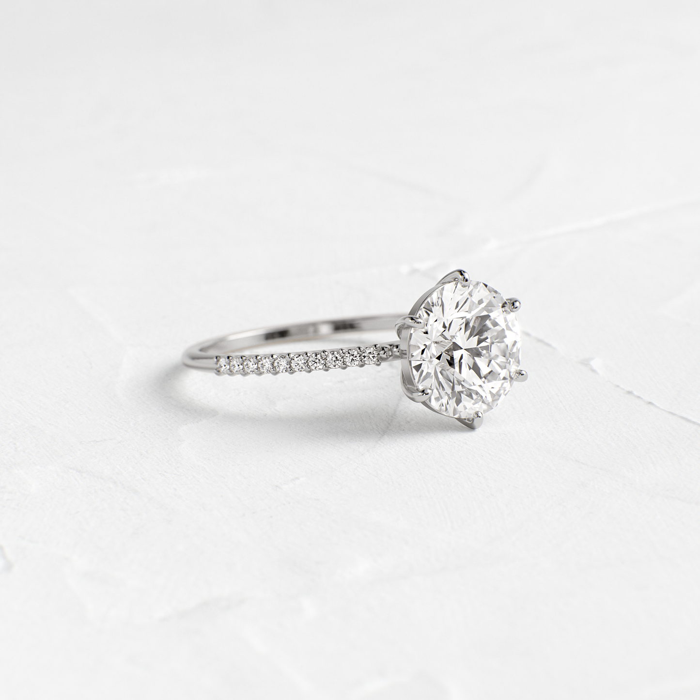Solitaire-Oval Lab Grown Diamond Engagement Ring