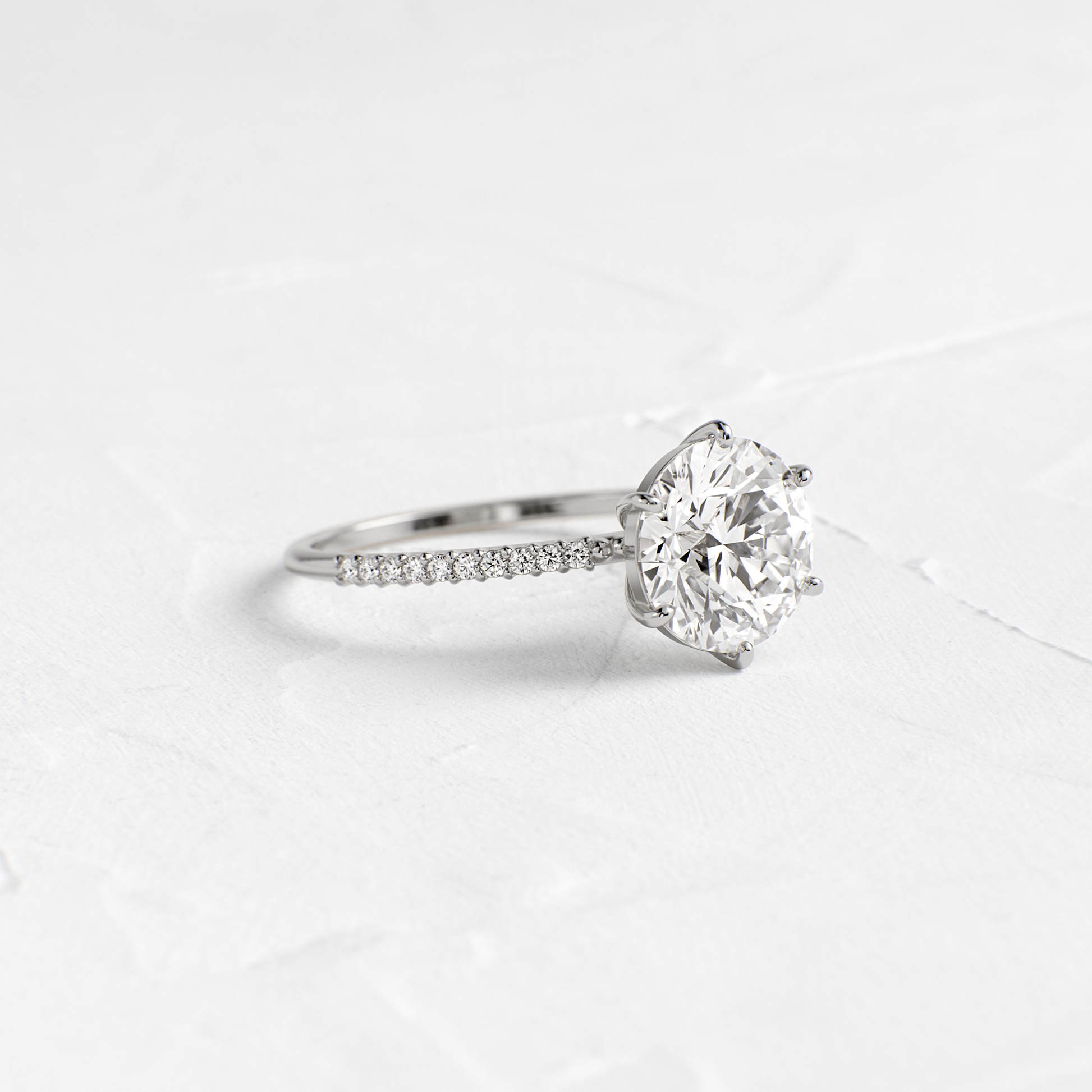 Solitaire-Oval Lab Grown Diamond Engagement Ring